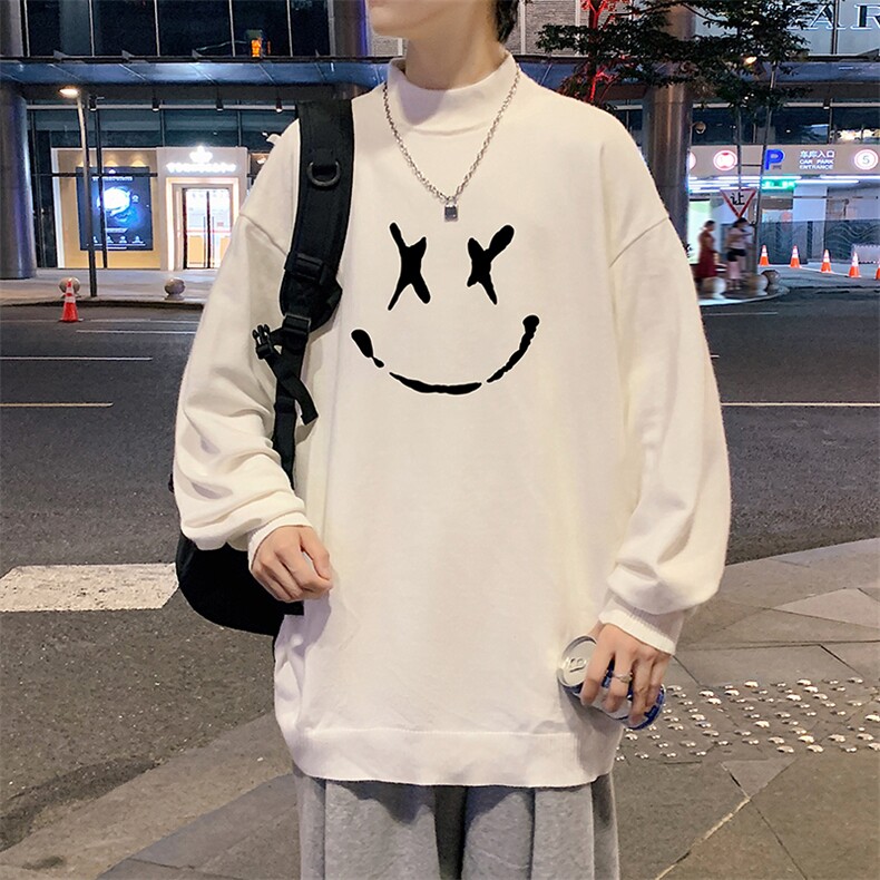 M18190-P45加绒款-P65半高领毛衣男士大码针织衫男毛线衣男,男装针织衫/毛衣,电商A040