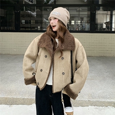 【新款现货】韩系皮毛一体192-667P209K288，女装皮草，浙宝192（原082）