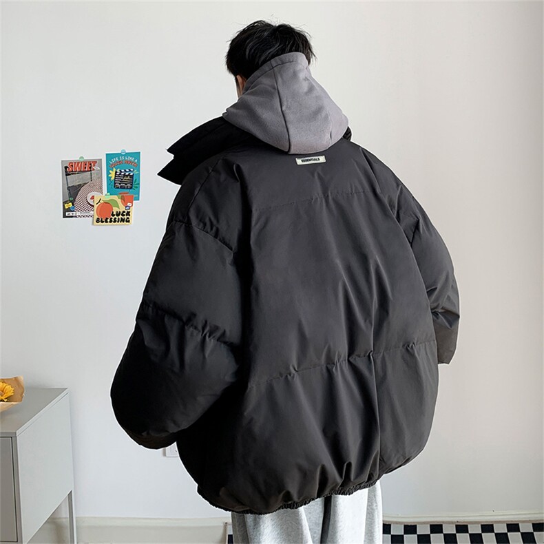 2026新款宽松大码百搭加绒加厚高街棉衣Q1900-p105控138图片