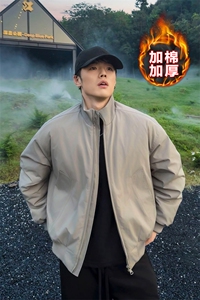 网图 现货10w件防水美式高街短款夹克棉衣外套男J5232J加棉-特P55图片