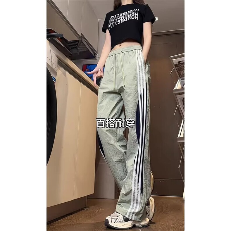 网图慎用抖音品质三条杠速干冰丝裤夏薄款垂感裤310A-7777-P25,男装休闲裤,四季星座310A