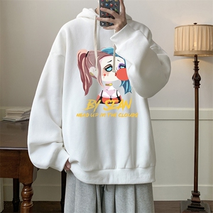 连帽卫衣男大码运动服帽衫外套WY2298-P35 加绒款-P40图片