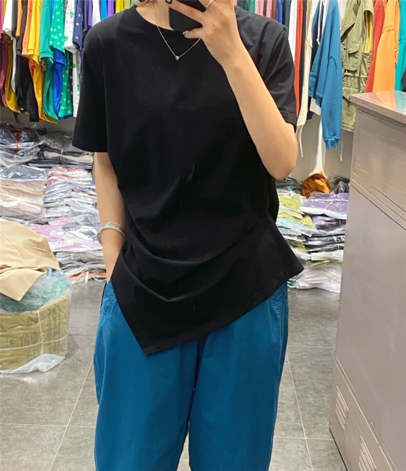 夏季新款，新不规则短袖，其它，月光水岸