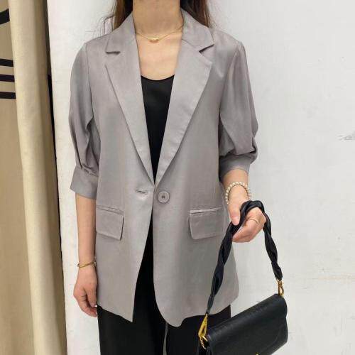 丝麻小外套，女装，俏琉海