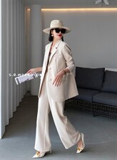 时尚阔腿西装套装，女装西装，斯瑞威