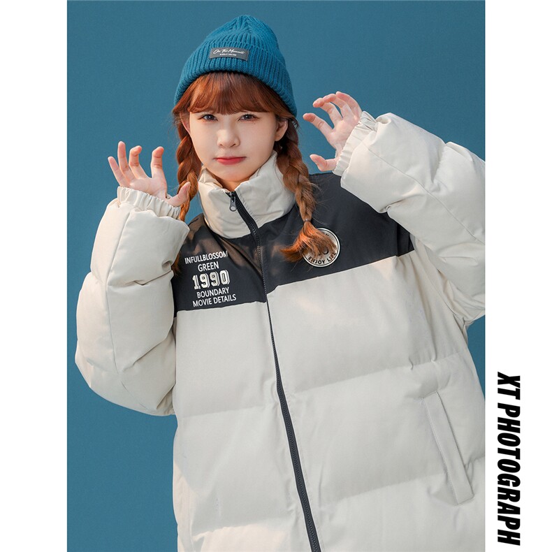 毛毯22冬季新品字母印花小标加厚棉衣TPMY254P85控138特批无差价，男装棉衣，A247A