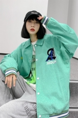 秋装新品刺绣夹克情侣款2023中性风男女百搭棒球服外套8007-P85，男装夹克，电商A441-1