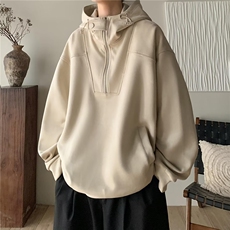 复古潮牌麂皮绒连帽夹克男街头宽松情侣百搭休闲外套WT606-P49，男装夹克，星座208-5