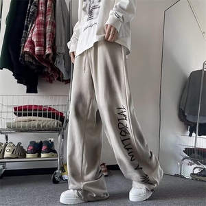 春季美式复古慵懒休闲裤男士美式潮牌hiphop运动卫裤 K7653-P48图片