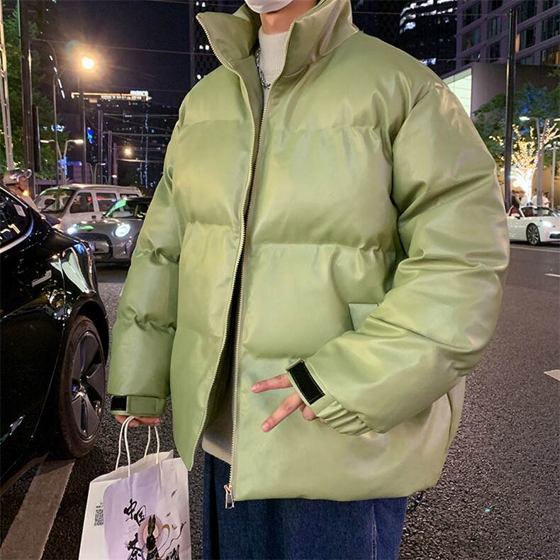 皮棉衣D3126-TP80控118多色加厚防风防水冬季保暖港风皮外套男,男装棉衣,电商A102-1