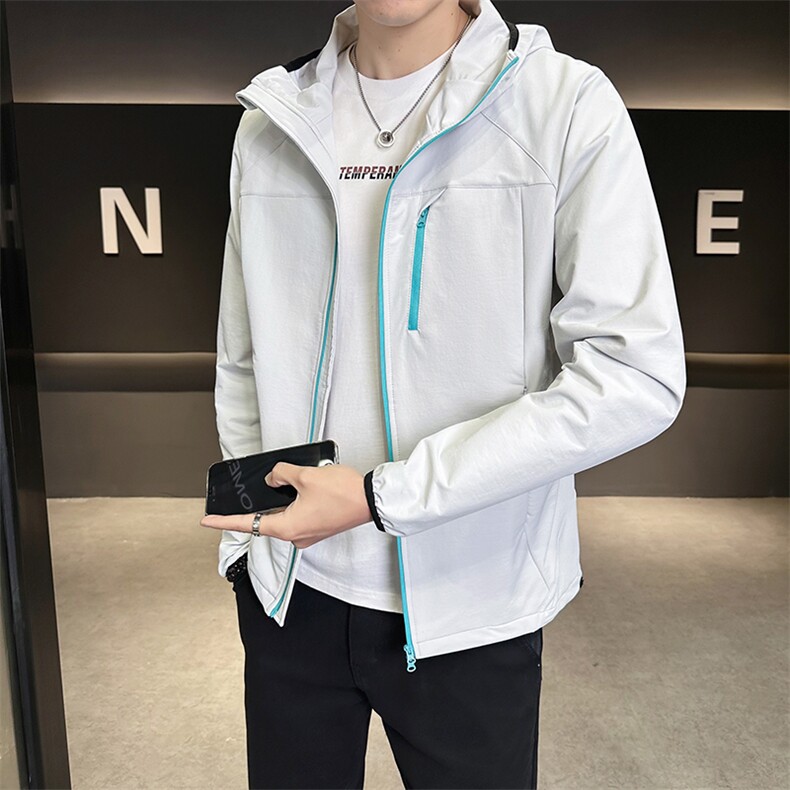 店主风秋季连帽夹克男装休闲修身外套男B320-2533-P115,男装夹克,电商B320