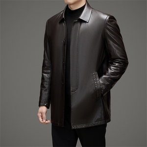 2024年新款男士皮衣羽绒服P195,韩国羽绒服怎么穿搭图片