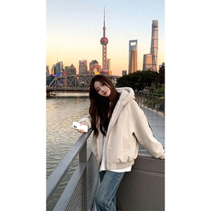 现货高品质美式高街冬季重磅座山雕大毛毛领pu皮棉衣男女加厚外套图片