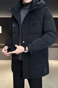 标50绒 店主风冬季男士中长款连帽羽绒服保暖外套 9958-P275图片