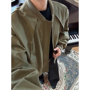 美式休闲棉服冬季厚款夹克棉衣三防立领工装加棉外套MF3668-特P78图片