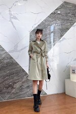 现货秋装新款f风衣，女装风衣，艾涵o