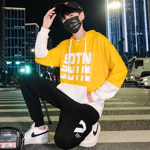 卫衣套装春季新款潮牌工装裤子学生长袖休闲运动套装男 TZ586-P95图片