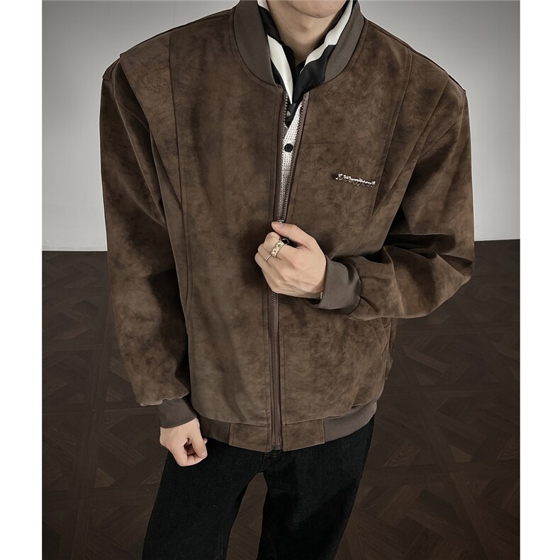 金属装饰雾霾解构大码M-5XL面层：PU皮夹克男JK78049P85控138，男装夹克，星座227-7