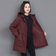 棉服女冬季中长款加棉加厚纯色百搭外套棉衣,女装棉衣/棉服,芙芮, 棉服女冬季中长款加棉加厚纯色百搭外套棉衣,女装棉衣/棉服,芙芮,