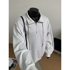 WY5021/P65春装新款高品质不起球个性套头卫衣男潮流宽松上衣外套，女装短外套，电商A141