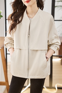 棒球服女春秋季2025年新款韩版宽松休闲夹克随性简约高级感外套潮图片