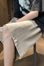 夏高街篮球华夫格短裤男肌理美式宽松休闲五分裤XZ514-2-1523-P38，男装牛仔裤，星座514-2(原B239)