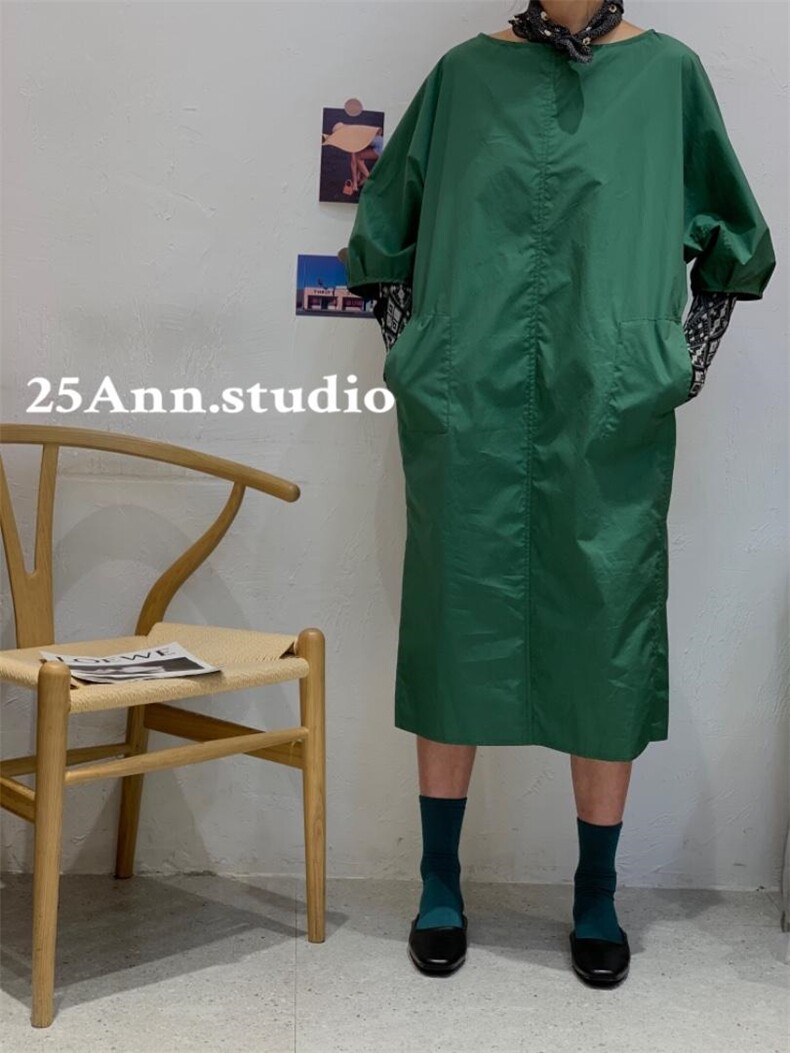 小廓形日系连衣裙，女装连衣裙，25Ann·Studio