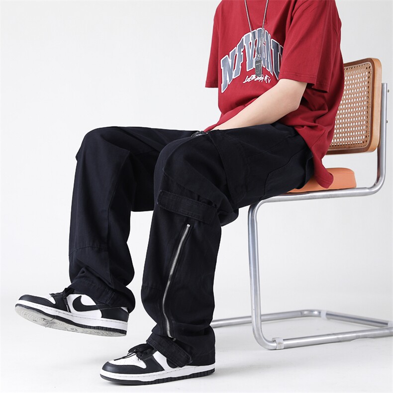 2022夏季日系工装裤子新款韩版宽松百搭休闲裤子K4004-P42,男装休闲裤,星座512-2