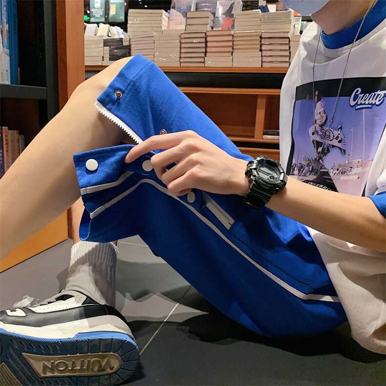 特P302024夏季短裤港风宽松韩版五分裤休闲裤XDK226,男装牛仔裤,电商B370
