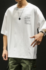 夏季男士新款短袖t恤韩版潮流5分袖打底休闲上衣服DT，男装T恤，电商A102