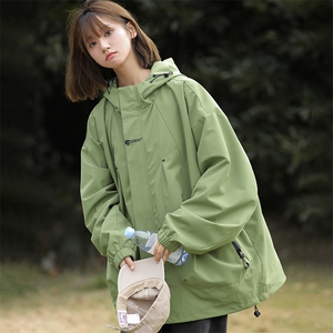 904-2-MY745-68特秋季登山服户外宽松三防连帽夹克男女同款图片