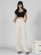 秋冬季拖地裤直筒欧棉绒X7152203P40控60，女装休闲裤，星座715