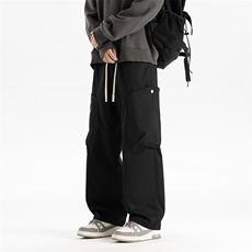 中性男女大码阔腿直筒休闲工装裤xz405-k2008-p55控69，男装工装外套，星座405
