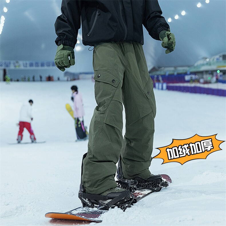 真！！标90绒羽绒裤内所暖工装伞兵裤A014-DY25098-P155，男装棉裤，电商A014