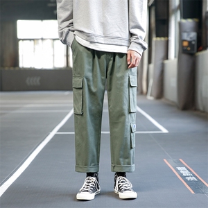 2020加绒男休闲裤束脚裤运动裤九分裤工装裤1269特批40加绒50图片
