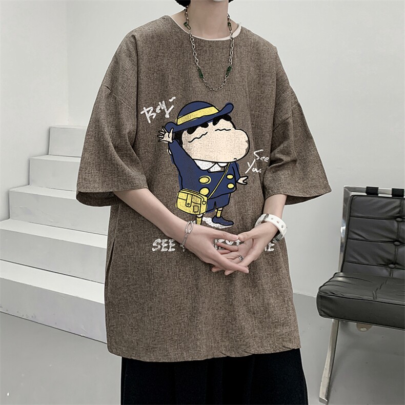 风复古亚麻短袖男棉麻t恤男半袖ZT71240-P35,男装T恤,电商A040