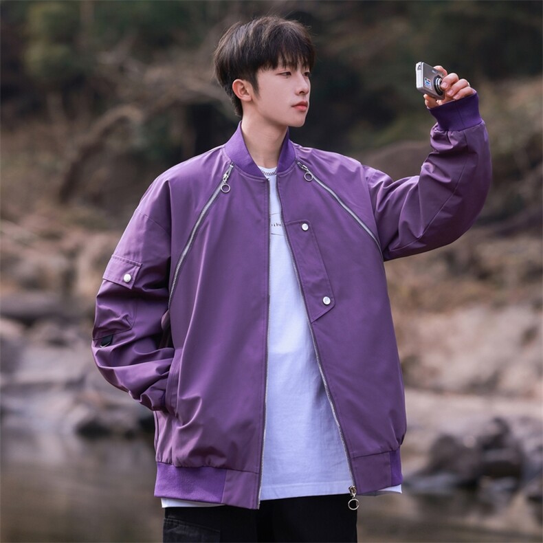 2025春季飞行员夹克美式重磅新款棒球服JK0026-P85,男装夹克,星座109