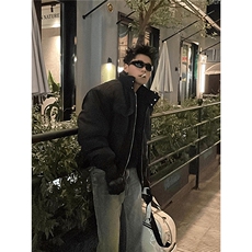 【有货】DM5016-P95美式冬季棉服男高级感宽松加厚痞帅短款潮，男装棉衣，星座603-2