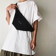 夏季个性港风潮牌运动腰包斜挎包新款纯色pu防水胸包，鞋类箱包男包，星座510A-2