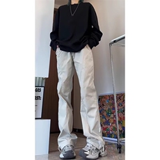 休闲裤男款宽松潮牌运动裤新款直筒裤子513ACK2432P33，女装休闲裤，星座513A