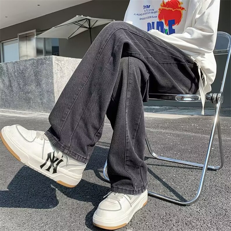 美式牛仔裤男款秋季长裤潮N7019P43,男装牛仔裤,星座1116-2