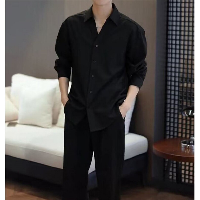 B216CS365P55网络春款长袖男衬衫宽松版型网图慎用,男装衬衫,电商B216（原B302）