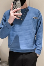 2025春季华夫格卫衣男潮流时尚休闲卫衣A9651-P45（控68），男装卫衣，星座210-3