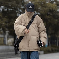 现货日系复古潮牌保暖加厚棉服男冬季立领面包服上衣W7921-P78，男装棉衣，星座512-4