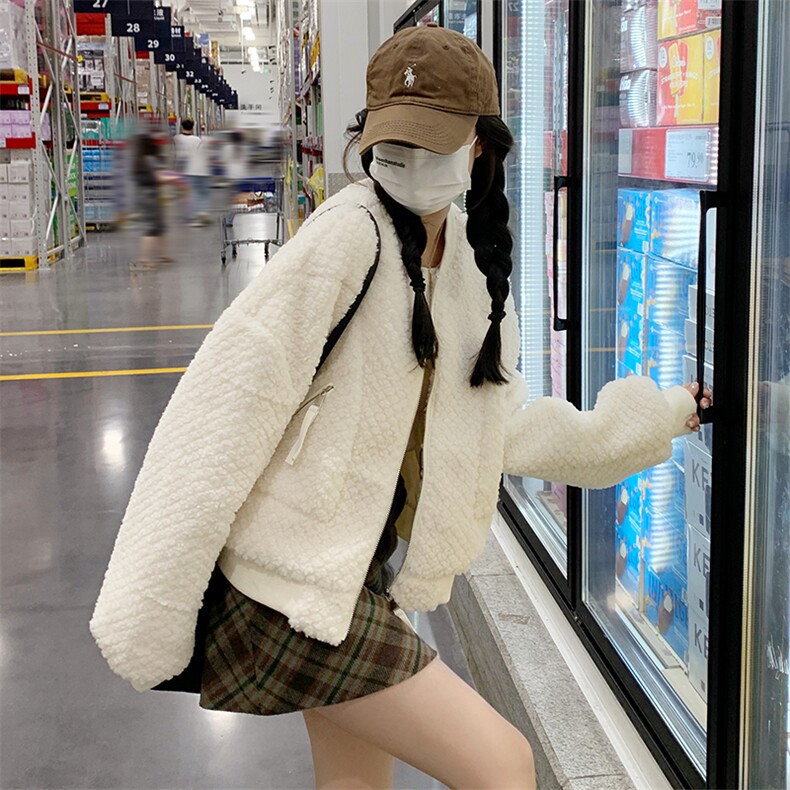 冬装羊羔毛加厚外套浙宝B2楼239-P165-控245,女装羊羔毛/颗粒绒,姿衣轩