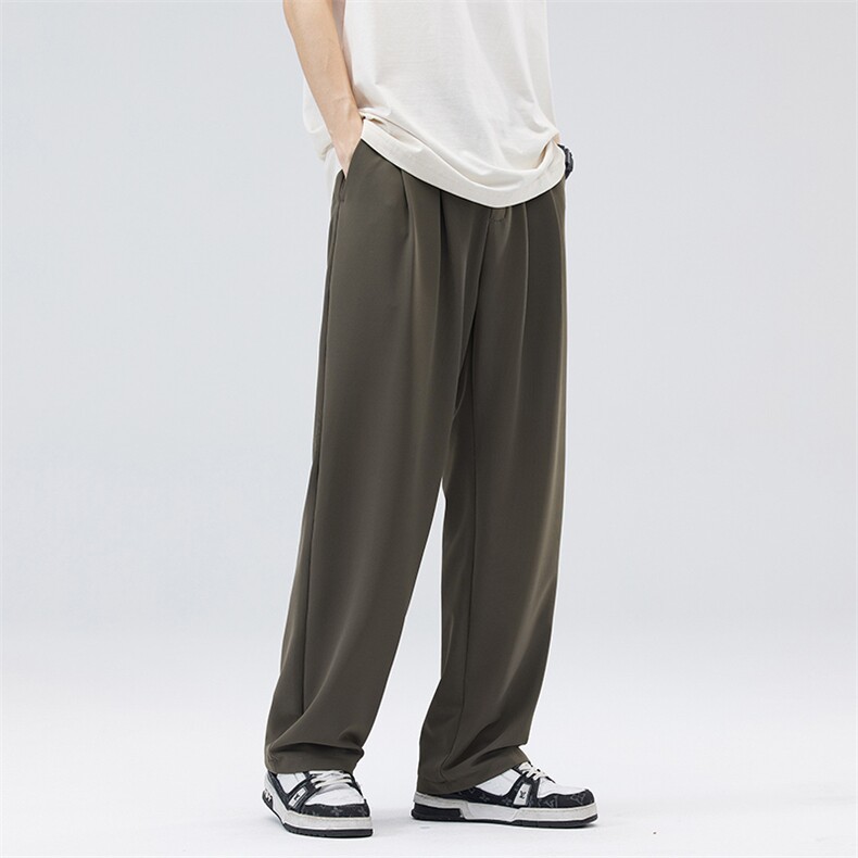 修身显瘦垂坠感休闲裤男女款春夏痞帅宽松直筒休闲裤DY5030-P68，男装休闲裤，电商A178-1