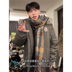 现货 美式宽松加厚工装保暖棉服可拆卸毛领MY809/P105图片