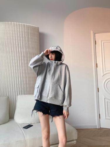 拉链设计外套，女装，G7V7