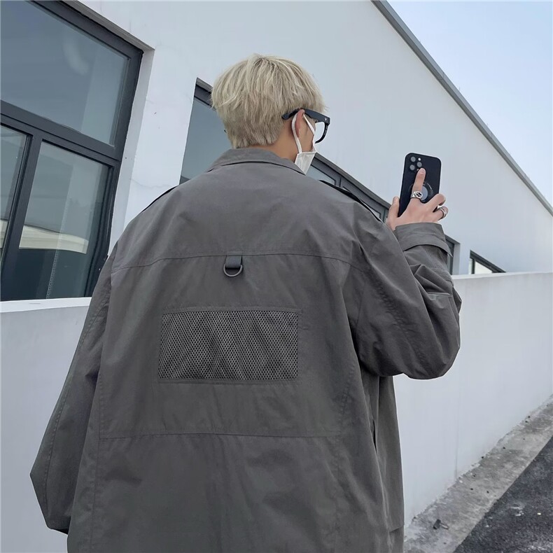 美式冲锋衣外套潮牌男夹克春秋新款J3126P75,男装夹克,星座1116-2