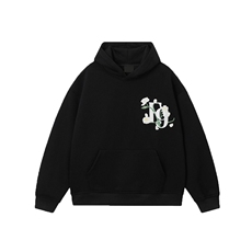 特72-XX19现货潮刺绣卫衣男女连帽情侣装春秋美式外套，女装短外套，星座618B-1